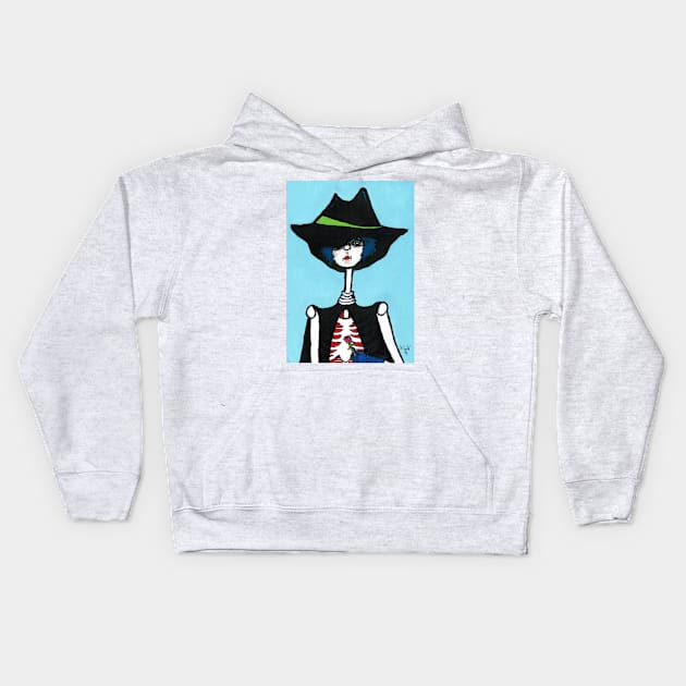 Self Mourning Kids Hoodie by lowen morrison